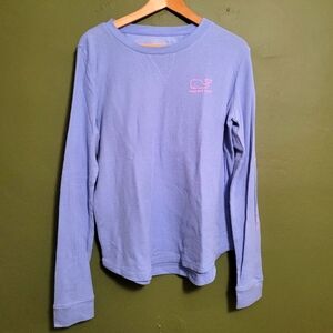 Vineyard Vines Waffle Knit Whale Long Sleeve – Size Women’s L
